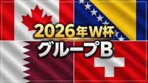 カナダ、ボスニアヘルツェゴビナ、スイス、カタールの国旗の画像